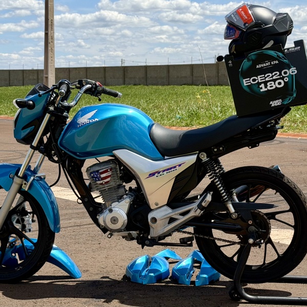 CG START 160cc EXCLUSIVA 💙 + LS2 ADVANT 🪖