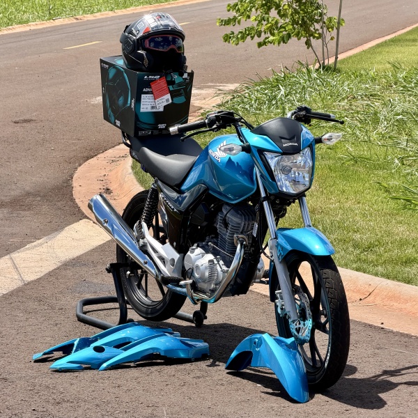 CG START 160cc EXCLUSIVA 💙 + LS2 ADVANT 🪖